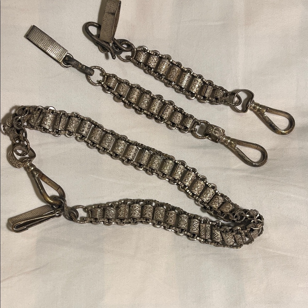 Antique Albert watch chain 1890-1915